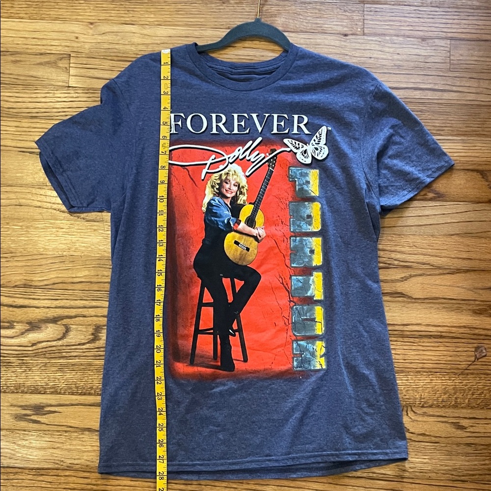 Forever Dolly Parton Graphic Tee - Navy Size L - Picture 5 of 6